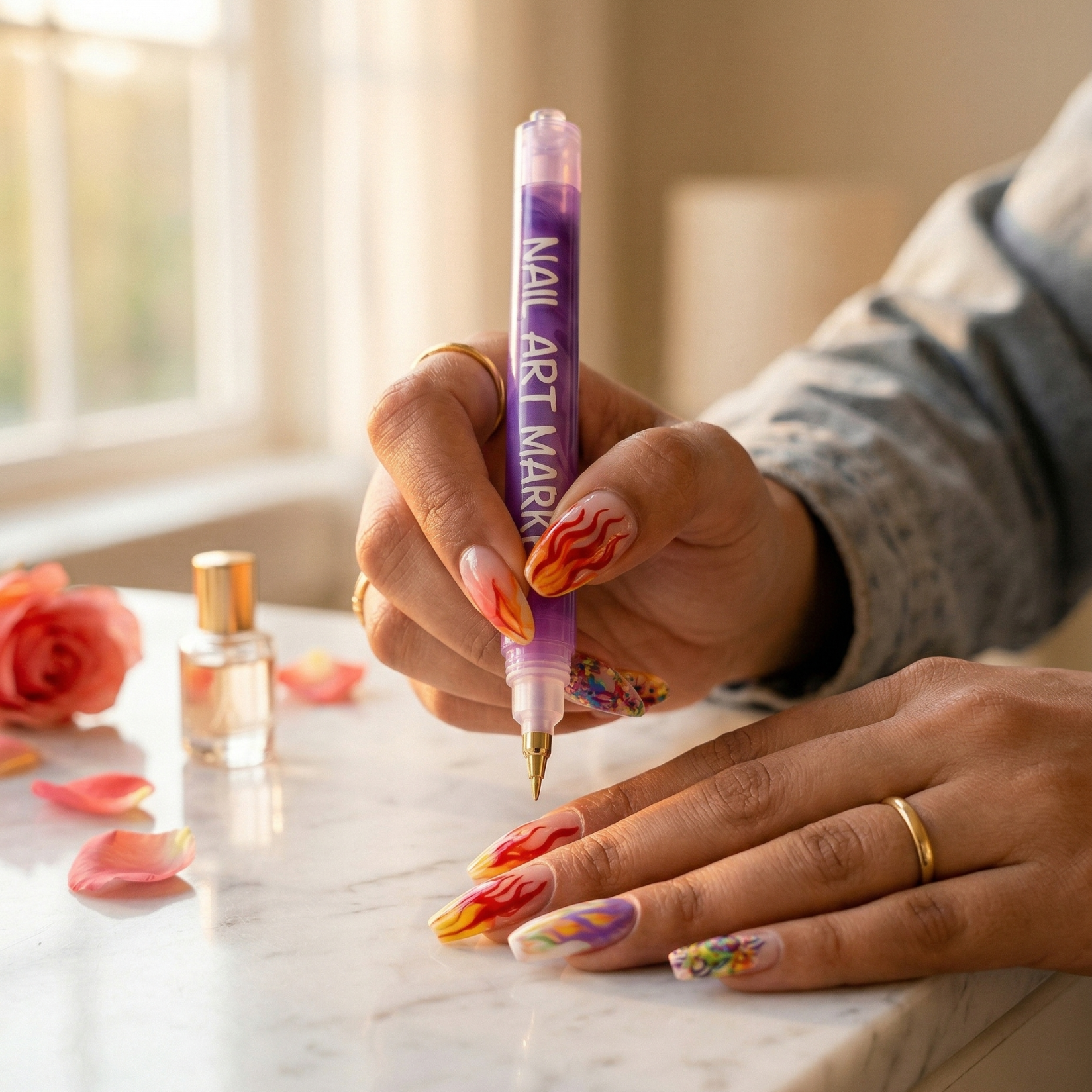 Nail Art Marker — 12 Color Pro Kit